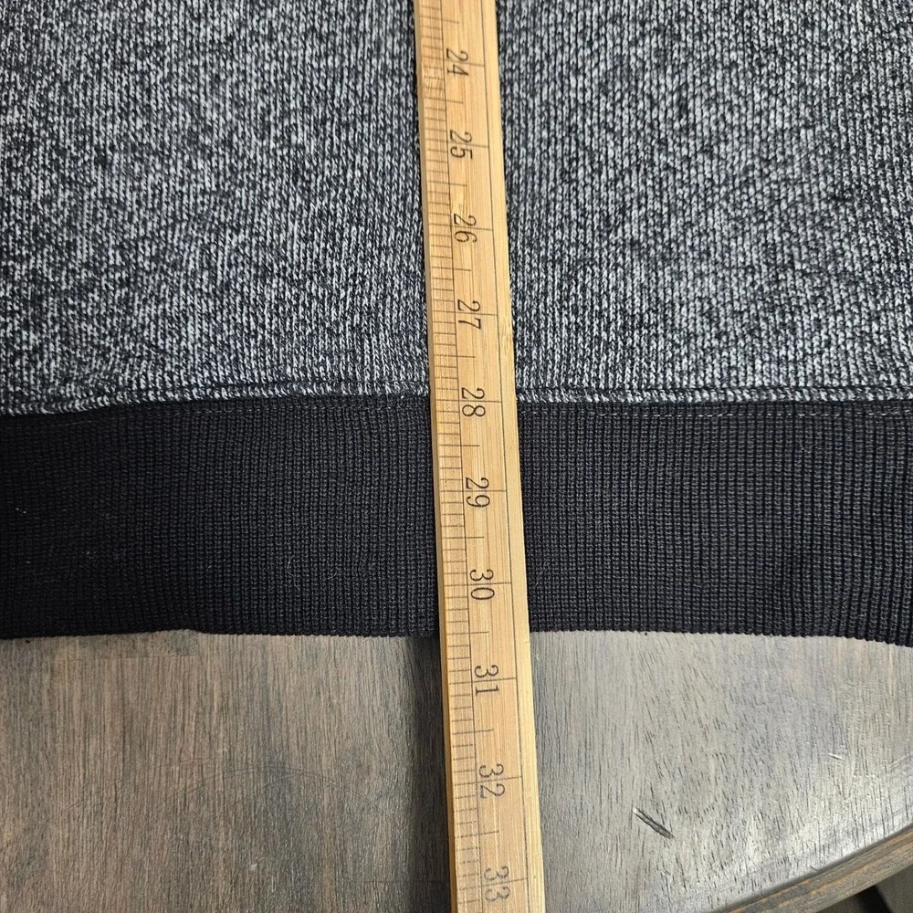J.Crew Mens XL Shawl Collar Cardigan Sweater Fleece‎ Gray Black Button Pockets
